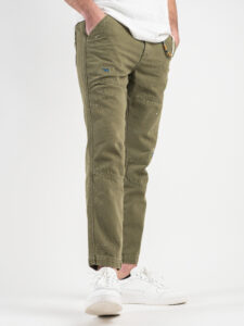 IMPERIAL Jeans con schizzi di vernice e rotture P54073B10B Army4