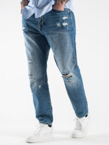 IMPERIAL Jeans slavato con rotture P7502C2327 Denim1