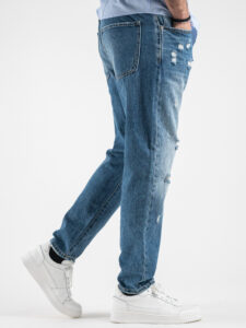 IMPERIAL Jeans slavato con rotture P7502C2327 Denim2