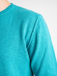 IMPERIAL Maglioncino girocollo in cotone leggero M553UB201 Turchese4