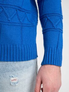IMPERIAL Maglione leggero in cotone lavorato M3614GIOP Royal1