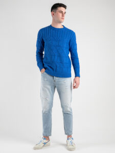 IMPERIAL Maglione leggero in cotone lavorato M3614GIOP Royal6