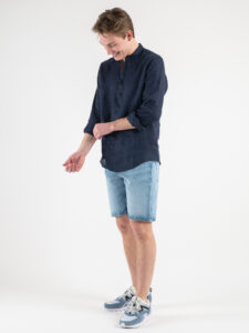 ONLY&SONS Bermuda basico in jeans EDGE 22026092 Light Blue Denim5