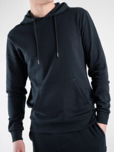 ONLY&SONS Felpa basica garzata con tascone e cappuccio SOUTH 22025964 Dark Navy2