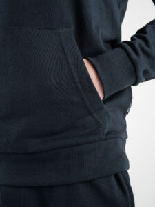 ONLY&SONS Felpa basica garzata con tascone e cappuccio SOUTH 22025964 Dark Navy4