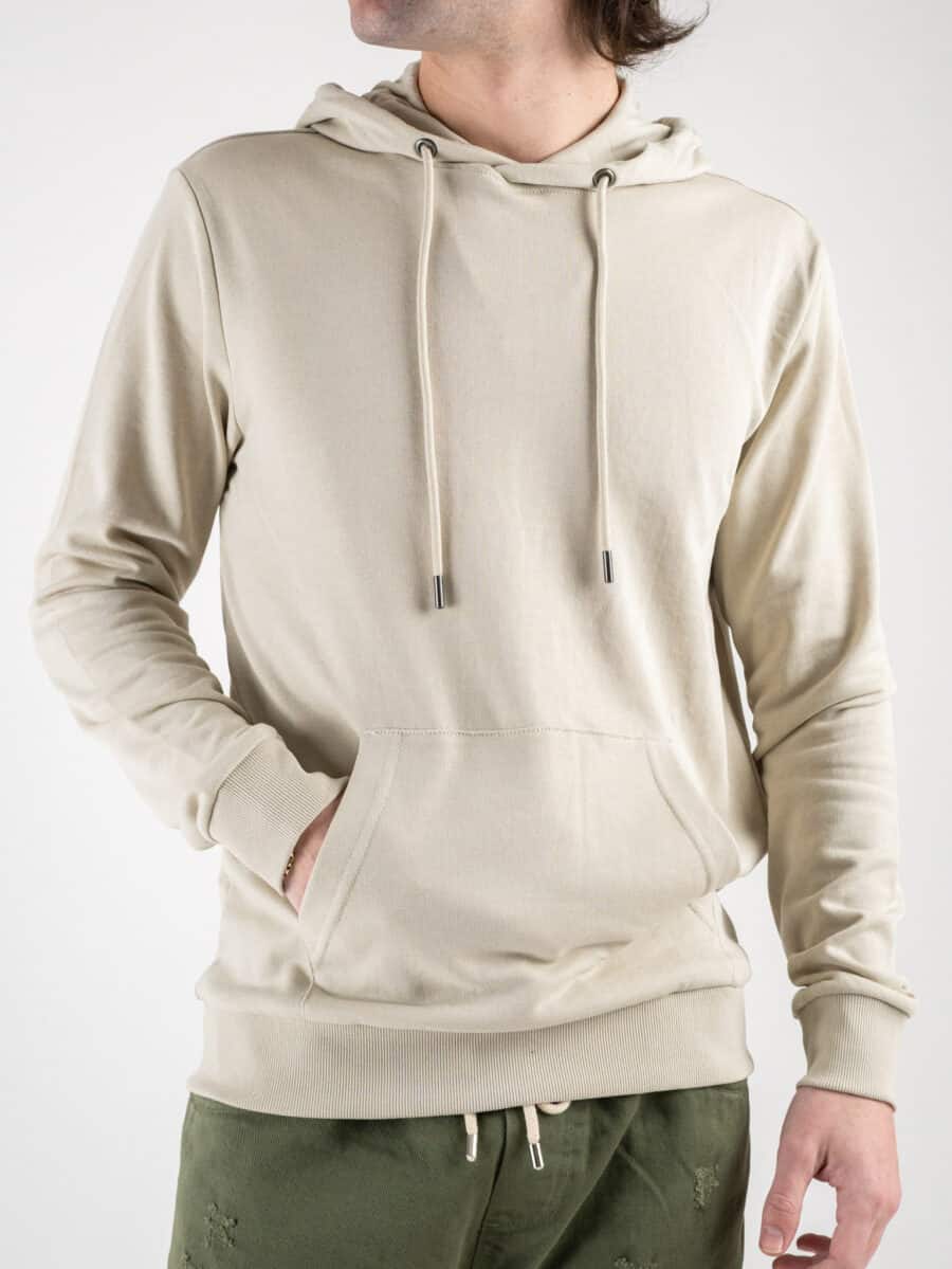 ONLY&SONS Felpa basica garzata con tascone e cappuccio SOUTH 22025964 Moonstruck