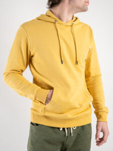 ONLY&SONS Felpa basica garzata con tascone e cappuccio SOUTH 22025964 Ochre1