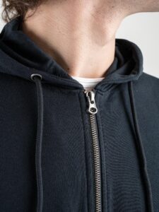 ONLY&SONS Felpa basica garzata con zip e cappuccio SOUTH 22025967 Dark Navy4