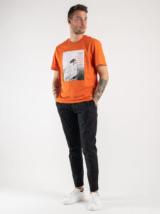ONLY&SONS T-shirt con stampa frontale natura PAUL 22025271 Koi3
