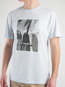 ONLY&SONS T-shirt in cotone con stampa Surf TREY 22025676 Ancient Water1