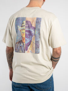 ONLY&SONS T-shirt over con stampa Van Gogh fronte:retro ART 22025268 Pelican4