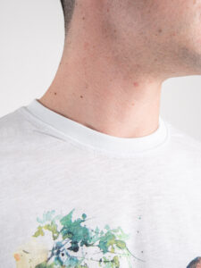 OVER-D T-shirt stampa vespa OE1S2S3T15 Bianca3