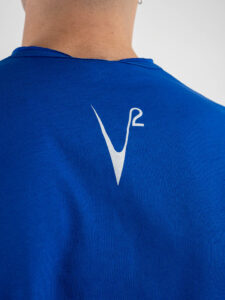 V2 T-shirt in cotone con taschino stampa lego Royal (5)