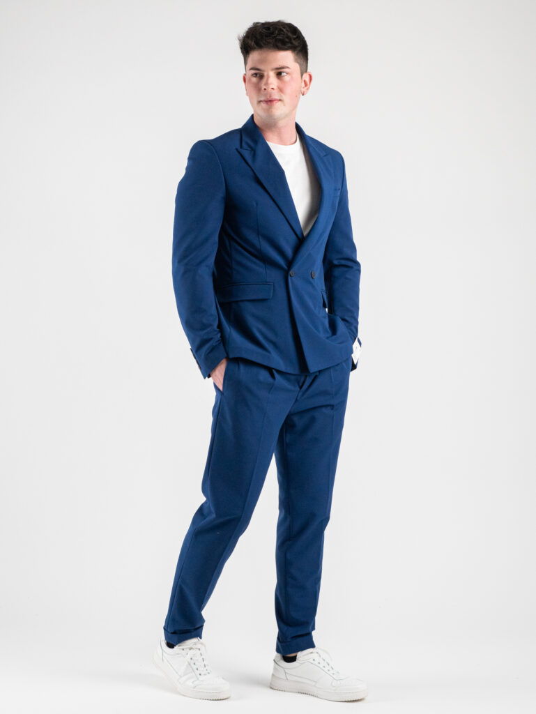 ALTATENSIONE Giacca da abito in cotone doppio petto 1129DP PROFUMO Denim5 Abiti