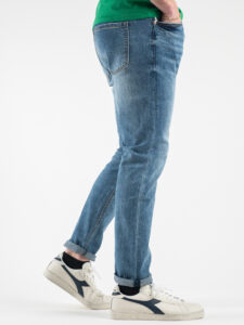 BERNA Jeans basico leggermente slavato 223036 Blu2