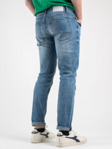 BERNA Jeans basico leggermente slavato 223036 Blu3