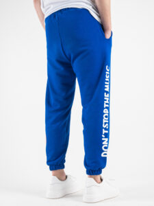 BERNA Pantalone tuta garzato stampa Please fronte:retro 230424 Royal4