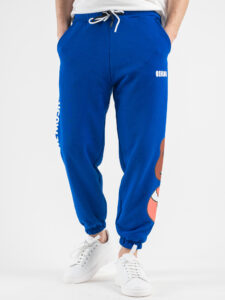 BERNA Pantalone tuta garzato stampa Please fronte:retro 230424 Royal5