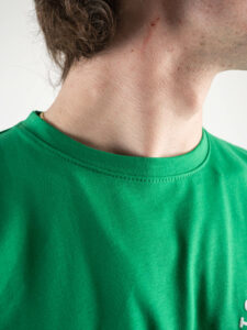 BERNA T-shirt in cotone con stampa Fruit fronte:retro 230408 Verde5