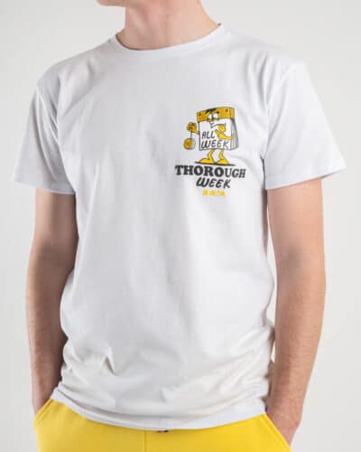 BERNA T shirt in cotone con stampa Week 230414 Bianca4 Nuovi Arrivi