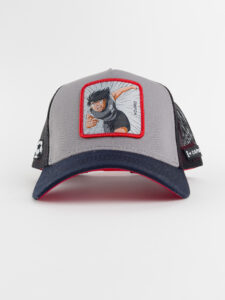 CAPSLAB Cappellino Holly & Benji grigio con retina nera e patch grigio KOJIRO Grigio2