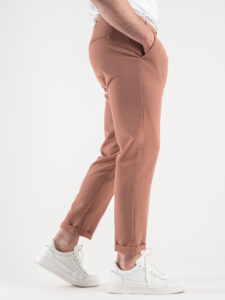 ESTASI Abito intero leggero in poliviscosa con giacca doppiopetto e pantalone slim fit MARSIGLIA Rosa antico8