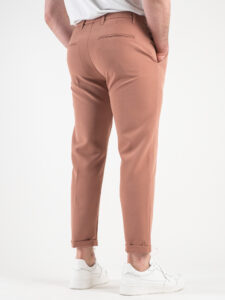 ESTASI Abito intero leggero in poliviscosa con giacca doppiopetto e pantalone slim fit MARSIGLIA Rosa antico9