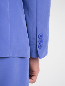 ESTASI Abito intero leggero in poliviscosa con giacca doppiopetto e pantalone slim fit MARSIGLIA Viola6