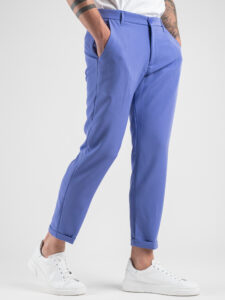 ESTASI Abito intero leggero in poliviscosa con giacca doppiopetto e pantalone slim fit MARSIGLIA Viola7
