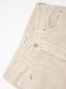 ESTASI Jeans basic 100% cotone senza rotture MANCINI Beige2