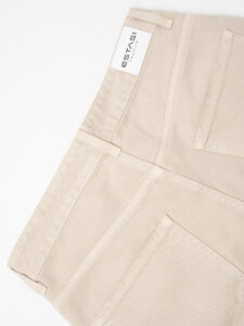 ESTASI Jeans basic 100% cotone senza rotture MANCINI Beige3