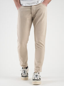 ESTASI Jeans basic 100% cotone senza rotture MANCINI Beige4