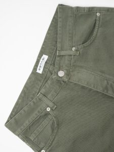ESTASI Jeans basic 100% cotone senza rotture MANCINI Verde2