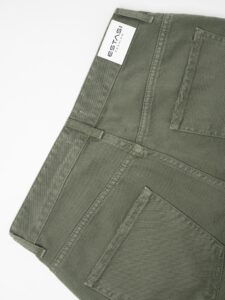 ESTASI Jeans basic 100% cotone senza rotture MANCINI Verde3