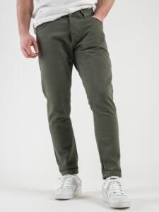 ESTASI Jeans basic 100% cotone senza rotture MANCINI Verde4
