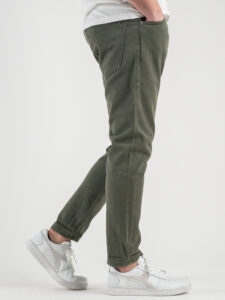 ESTASI Jeans basic 100% cotone senza rotture MANCINI Verde6