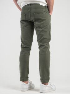 ESTASI Jeans basic 100% cotone senza rotture MANCINI Verde7
