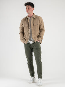 ESTASI Jeans basic 100% cotone senza rotture MANCINI Verde8