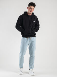 ESTASI Jeans cropped con coulisse NEYMAR Azzurro Chiaro1