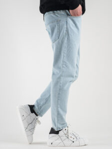 ESTASI Jeans cropped con coulisse NEYMAR Azzurro Chiaro2