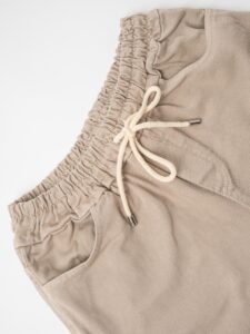 ESTASI Jeans cropped con coulisse NEYMAR Beige1