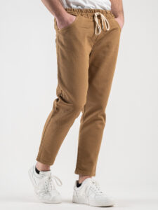 ESTASI Jeans cropped con coulisse NEYMAR Cammello3
