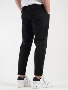 ESTASI Jeans cropped con coulisse NEYMAR Nero3