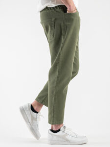 ESTASI Jeans cropped con coulisse NEYMAR Verde5
