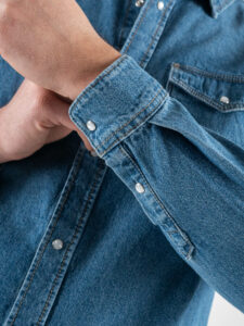 ONLY&SONS Camicia di jeans con tasche frontali BANE 22023247 Blue Denim1