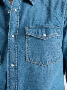 ONLY&SONS Camicia di jeans con tasche frontali BANE 22023247 Blue Denim2