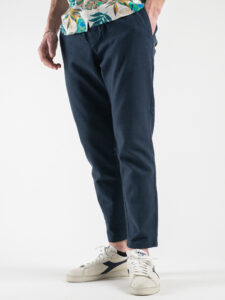 ONLY&SONS Pantalone in misto lino con coulisse LINUS 22024966 Dark Navy1