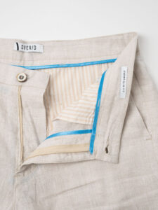 OVER-D Pantalone chinos 100% Lino P28 Sabbia6