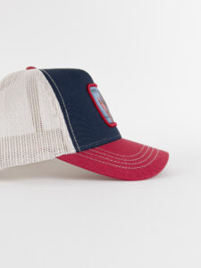 RESELL Cappellino blu con visiera rossa e patch stampa JORDAN SIGARO2