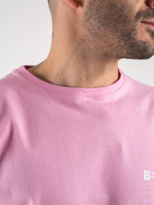 BERNA T-shirt basica con stampa logo sul cuore 230117 Bubble4